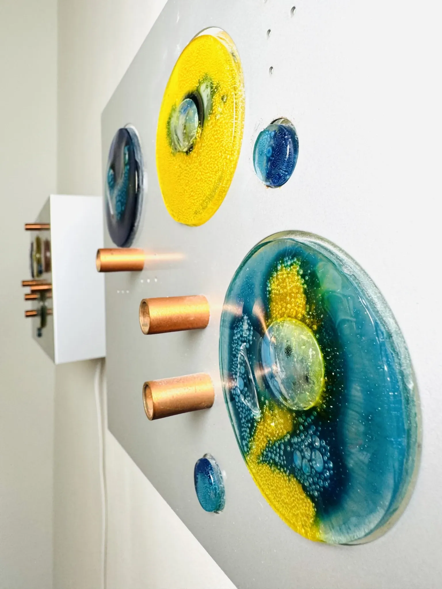 C-1701 Collage Wall Lamp By Willem Van Oyen For Raak Amsterdam, The Netherlands 1960S