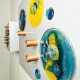 C-1701 Collage Wall Lamp By Willem Van Oyen For Raak Amsterdam, The Netherlands 1960S