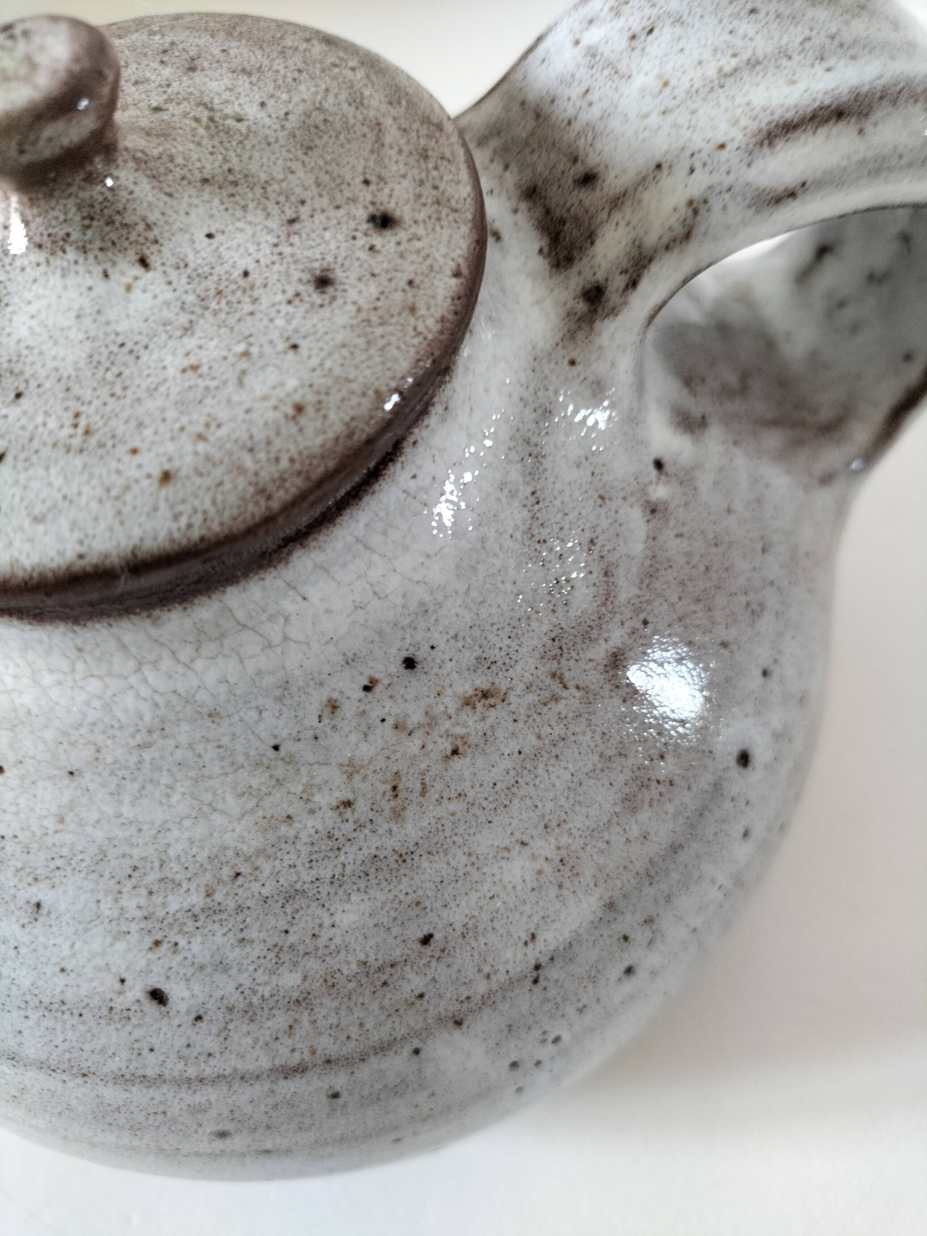 Stoneware teapot from Ratilly – Jeanne and Norbert Pierlot – 1960s/70s