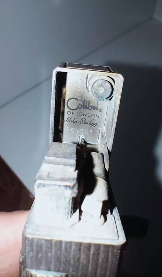Briquet vintage Colibri of London John Sterling numéroté