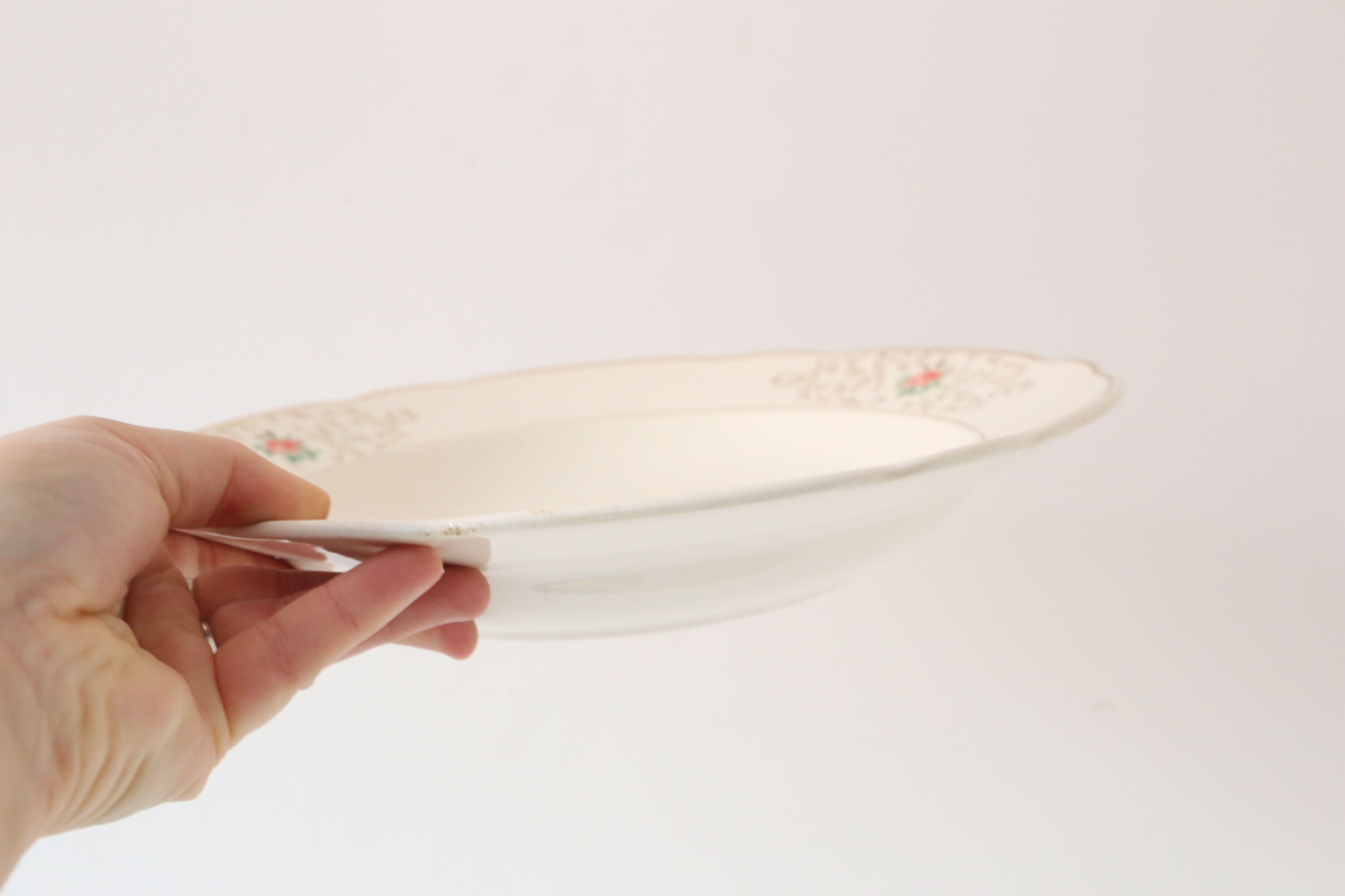 Duo of round dishes, Villeroy and Boch, vintage