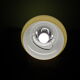 Suspension up and down, opaline lampshade, chrome metal, volvit system