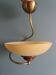 Suspension plafonnier CVL verre, laiton et bois