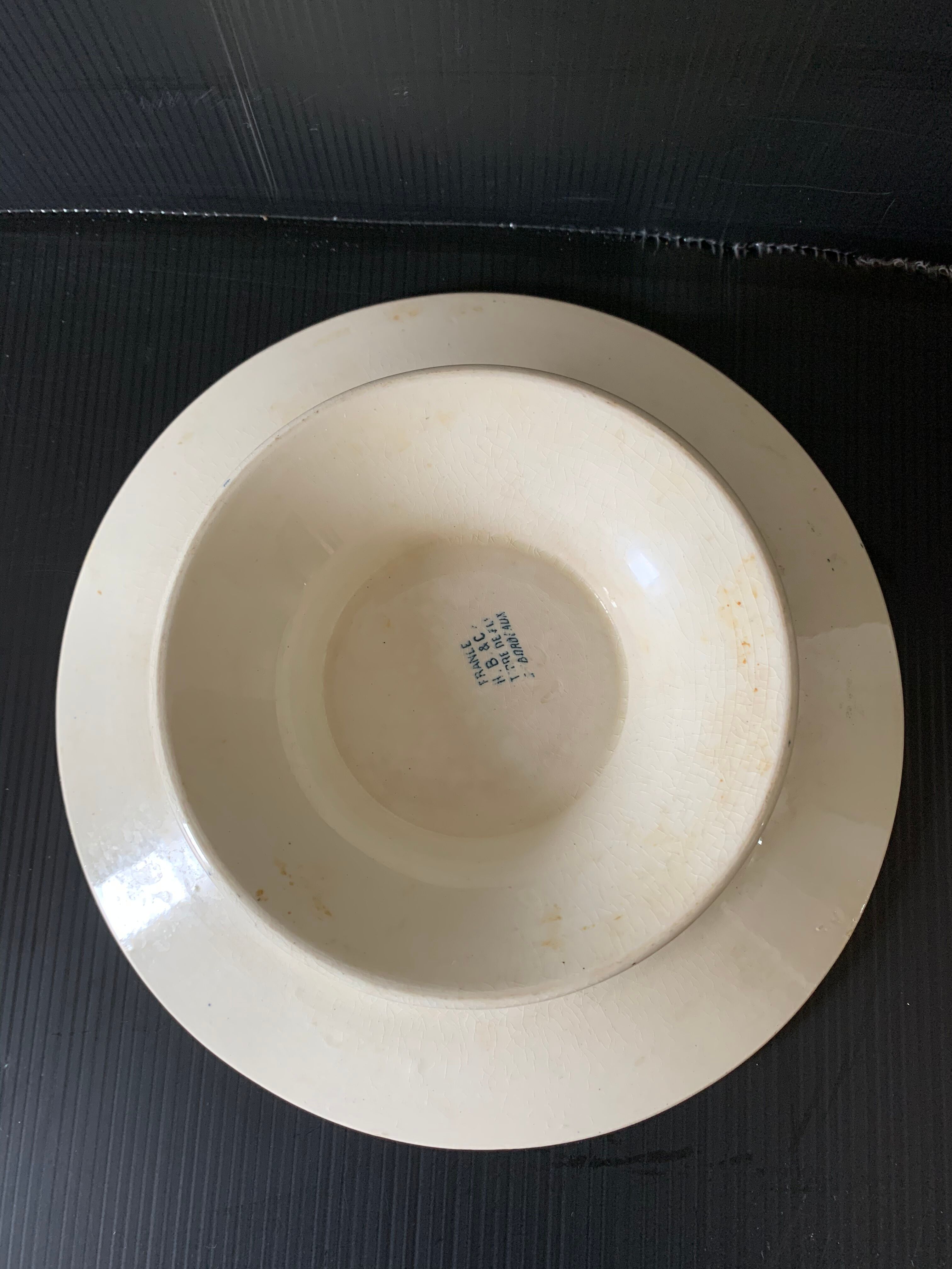 Compotier Terre de fer HB et Cie Choisy Bordeaux