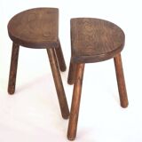 Pair of tripod stools