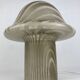 Large mushroom table lamp by Peill and Putzler in smoked glass XL 1970