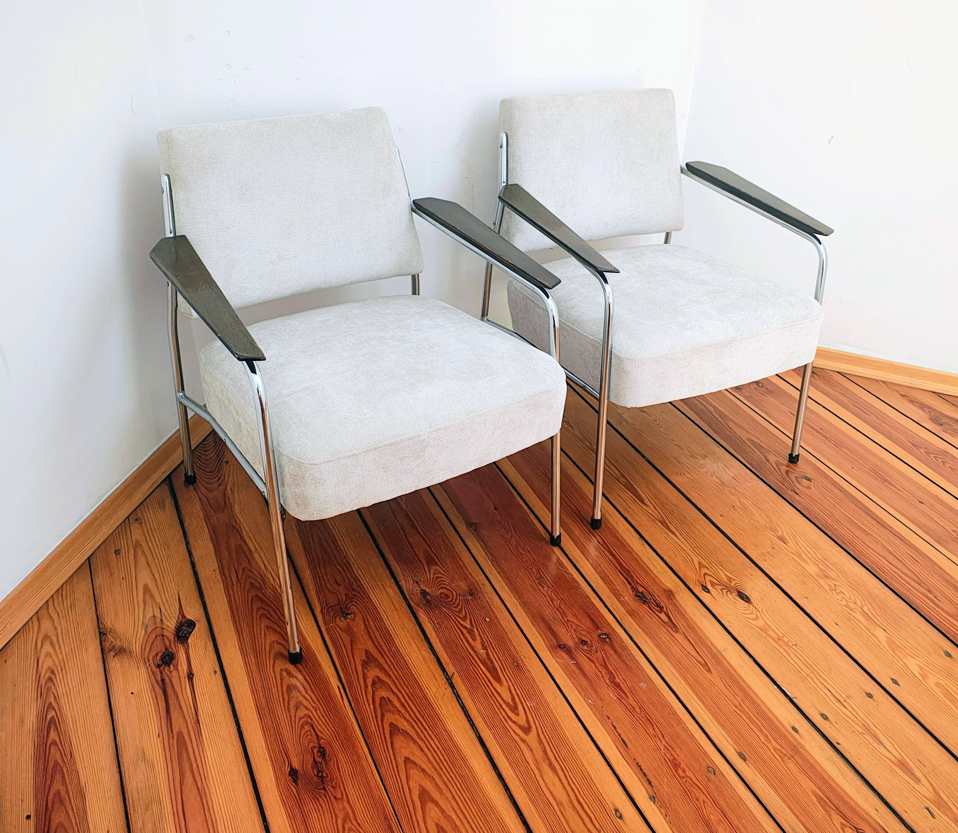 Vintage Czechoslovakian Armchairs, 1960s