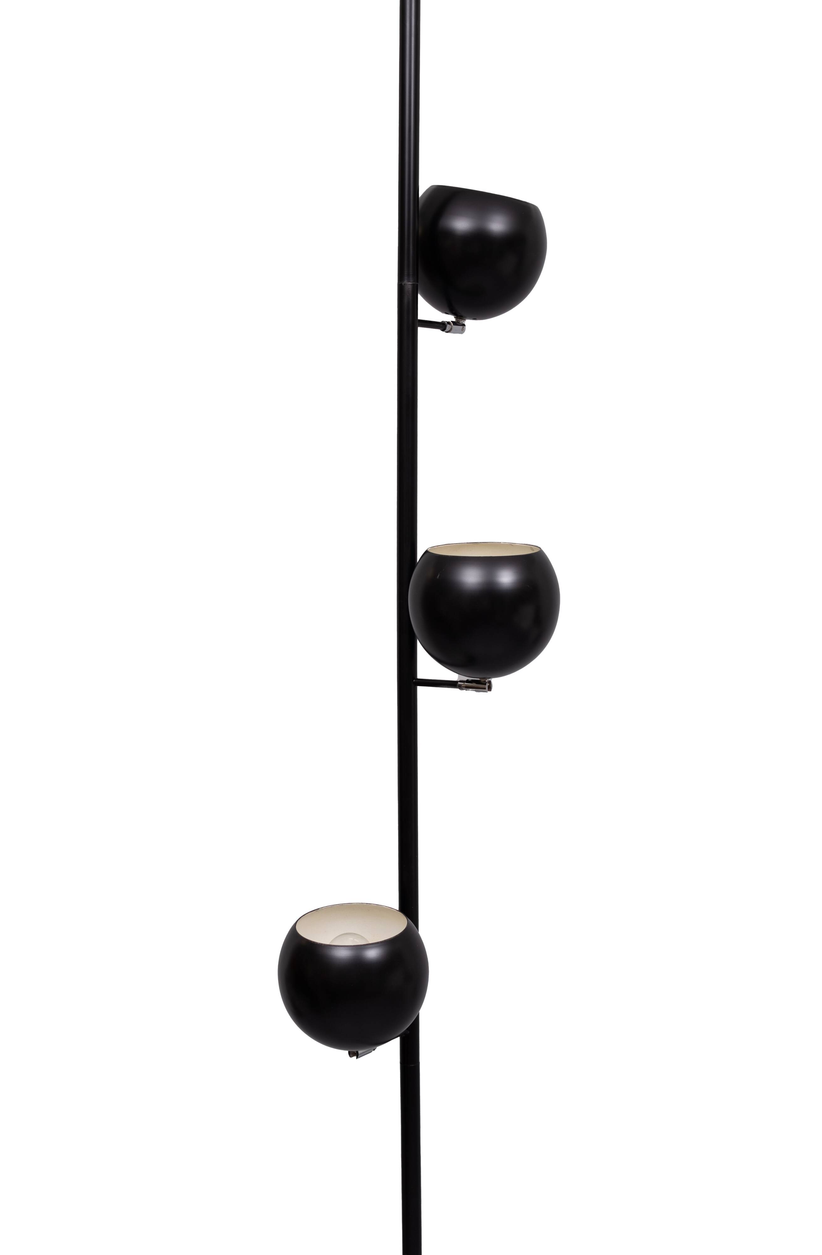 Lampadaire à pince Hala Zeist Herman Busquet pour Hala Zeist Holland 1960