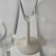 Service 9 coupes a champagne en verre et verre dépoli opaline, France 1970