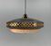 Space age metal pendant by Ludib Bratislava, Czechoslovakia, 1960's