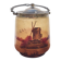 Seau à biscuits en verre émaillé 1900