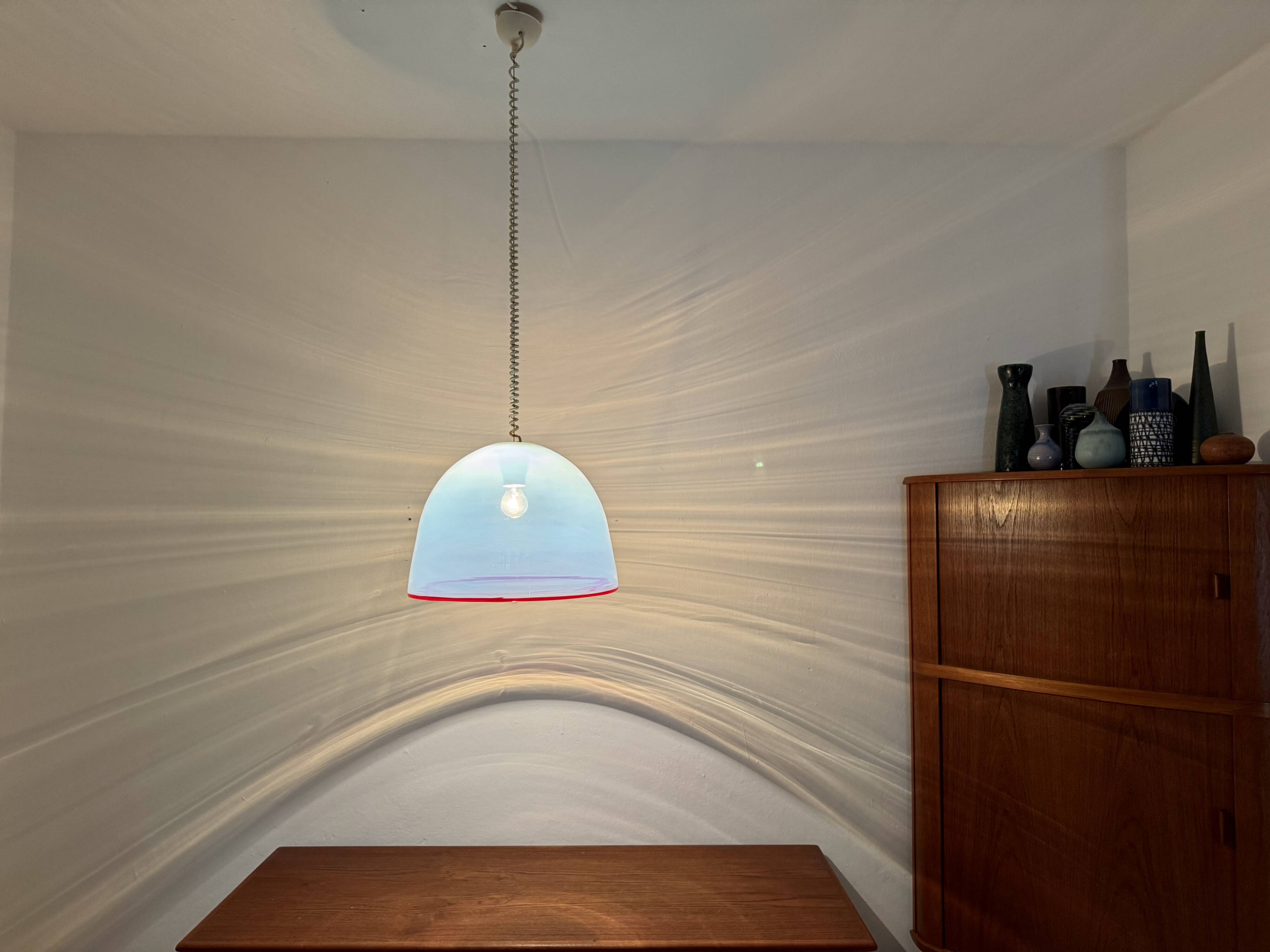 Murano Glass Pendant Lamp by Roberto Pamio and Renato Toso for Leucos