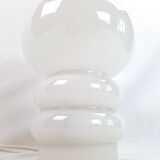 Lampe verre 70s vintage space age art déco