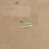 Classic vintage Danish rosewood wardrobe from the mid-century, 1960s.