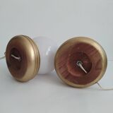 Pair of vintage bedside lamps