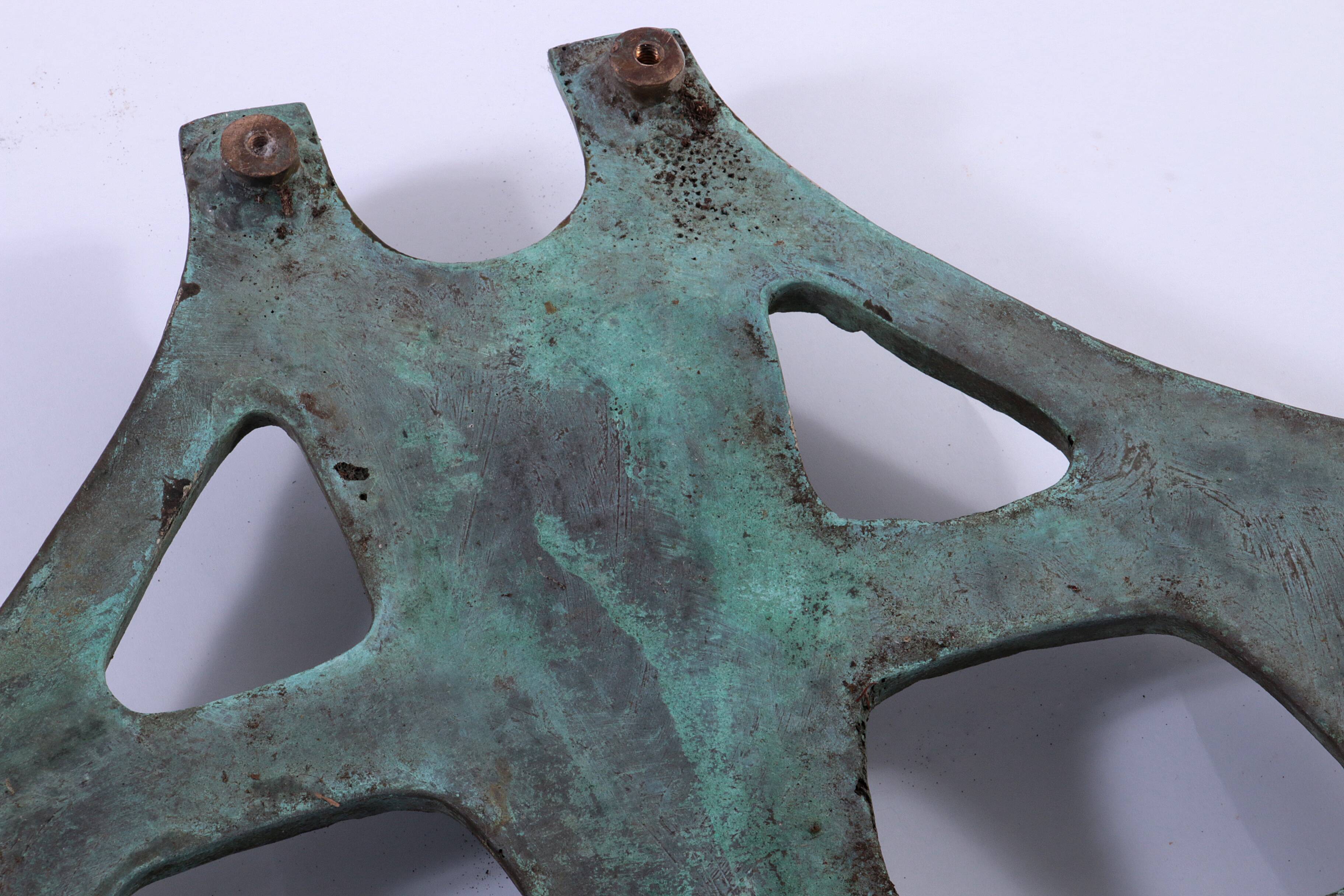 Brutalist "Timeless Elegance Bronze Wall Sculpture