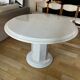 Travertine dining table