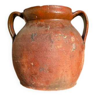 Terracotta pot jar