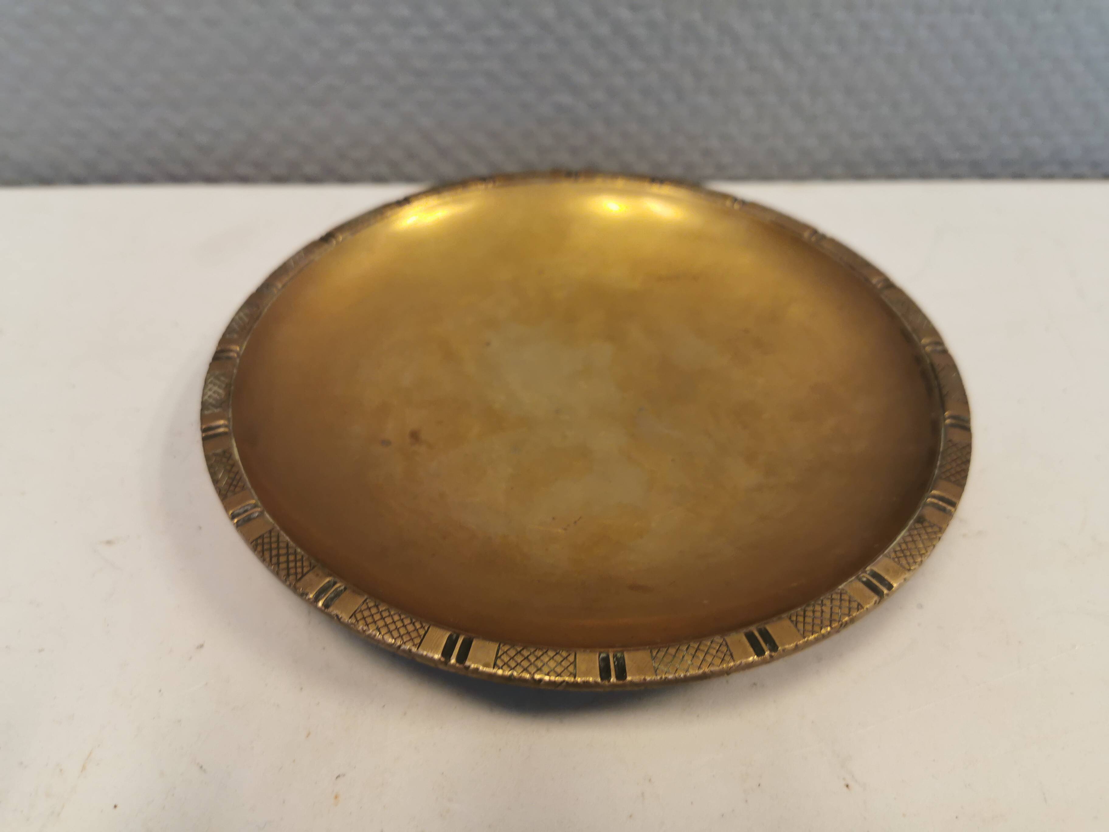 Bronze bowl by Just Andersen, from the 1920s, and incredibly beautiful and well maintained.