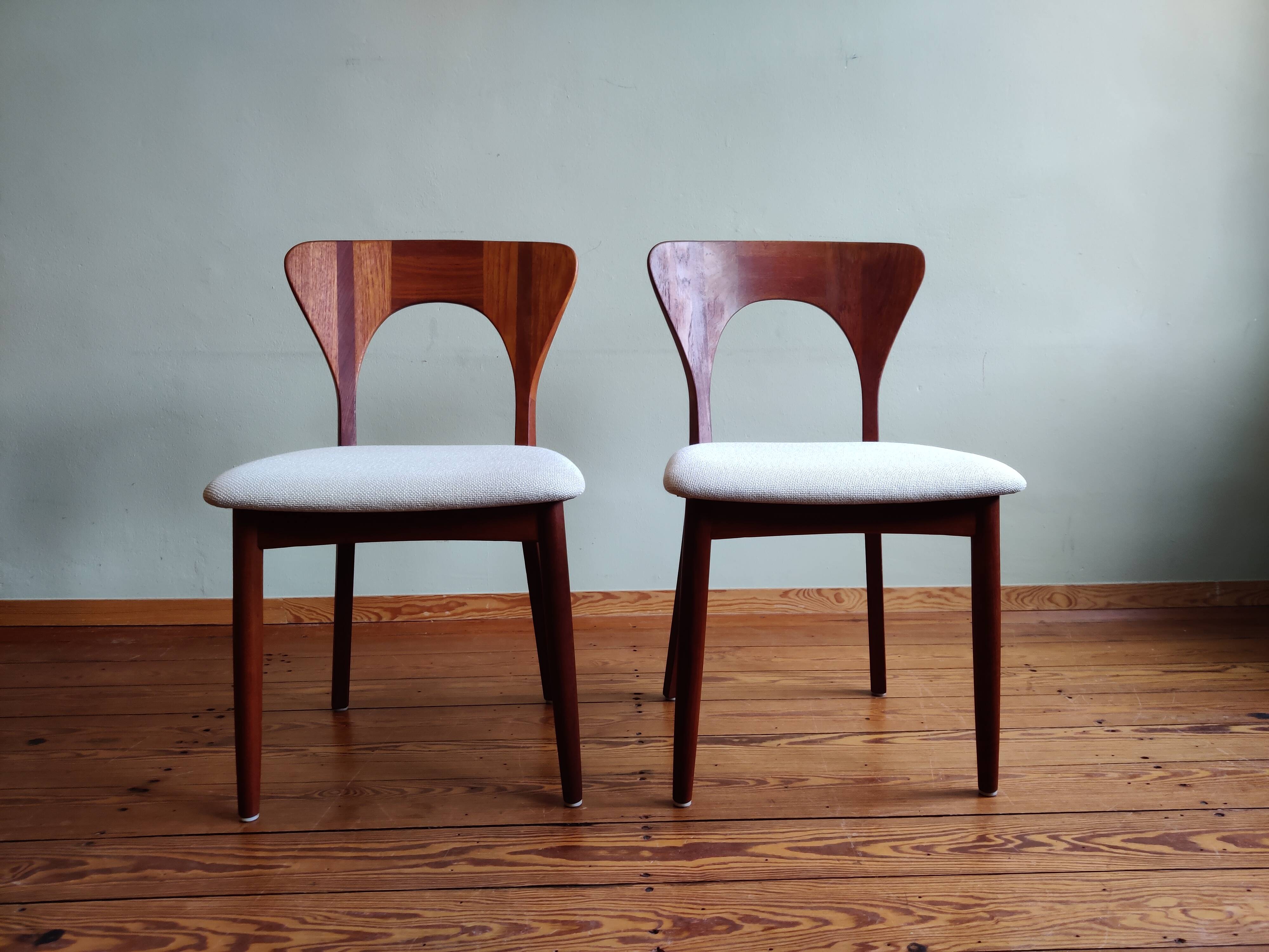 Danish "Peter" Dining Chairs by Niels Koefoed for Koefoeds Hornslet, Set of 4