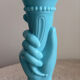 Antique Blue Opaline Hand Vase – Portieux Vallerysthal