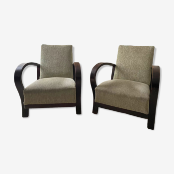 Fauteuils art déco 1930 Hongrie