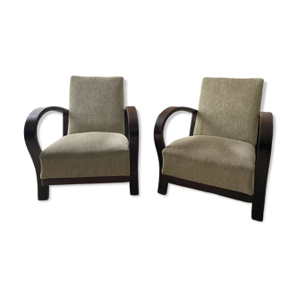 Art Deco armchairs 1930 Hungary