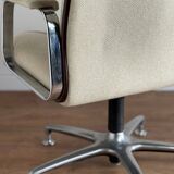 Vintage ADD FORM swivel armchair – chrome star base, 1970s