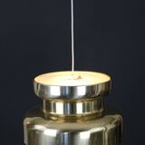 Golden Swedish design hanging lamp - XL - Carl Thore  ***  Sweden 1970 - Stylish lighting