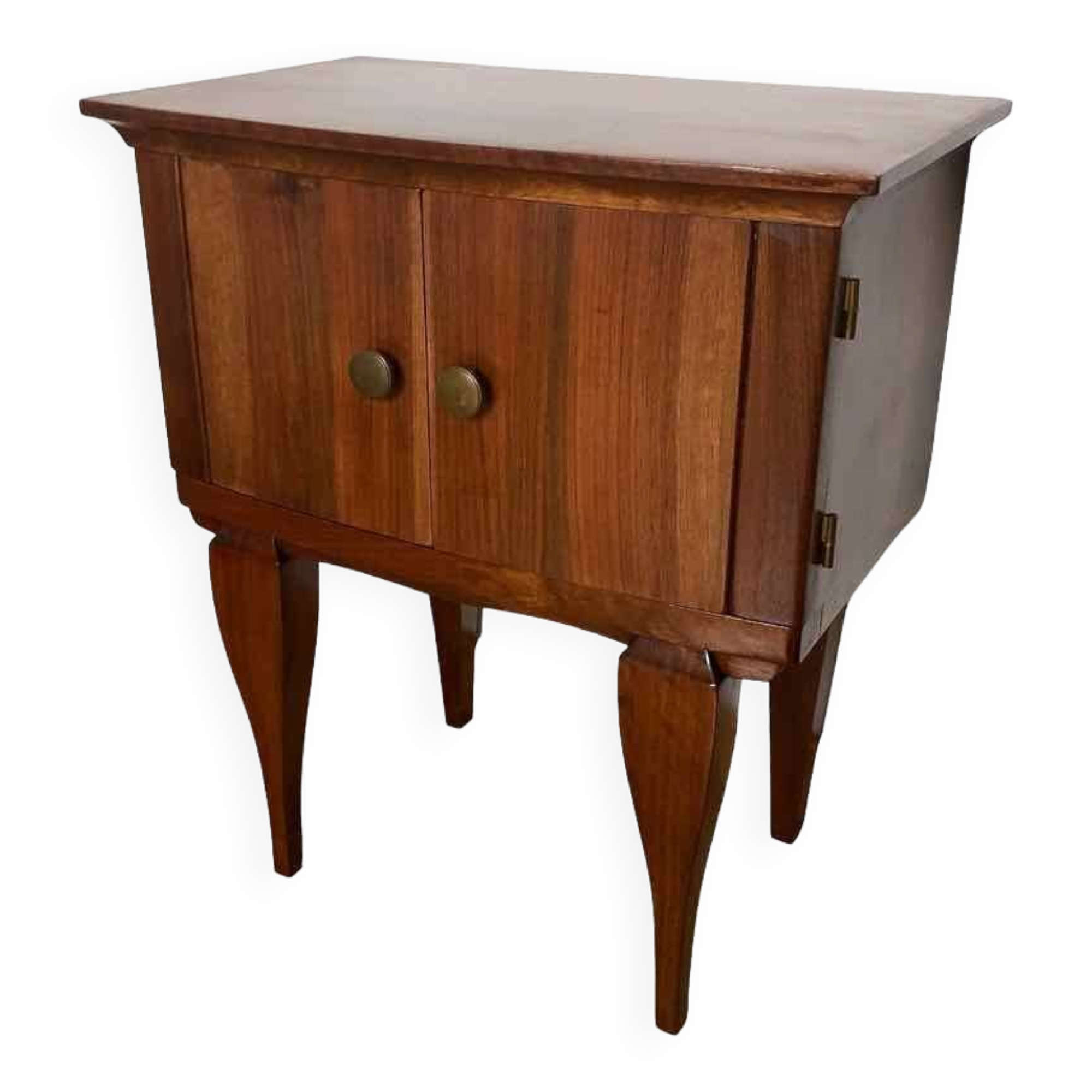 Table de chevet vintage pieds fuseau