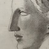 Academic drawing 1900 dated 1909