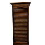 Vintage wooden archive cabinet / curtain cabinet