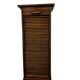 Armoire d'archives vintage en bois / armoire à rideau