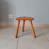 Tripod stool in solid wood years 40/50