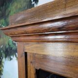 Small cherry and oak bookcase from the 19th century