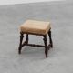 Baroque 19th century oak stool in Louis XV style, France