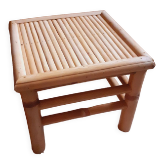 Bamboo side table