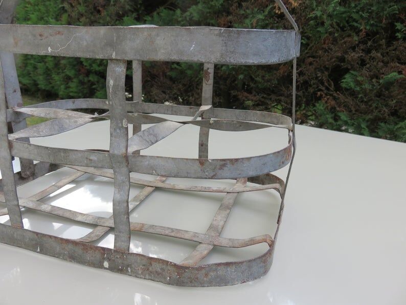 Zinc bottle holder dating from the 30s 40s