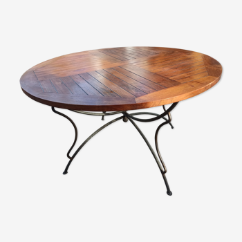 Outdoor table exotic wood