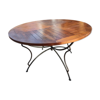 Outdoor table exotic wood