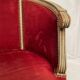 Canapé corbeille de style Louis XVI, fin XIXe-début XXe