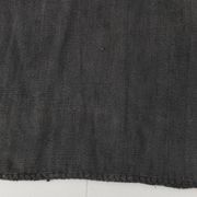 Tapis Kilim doux anthracite gris grande surface pour chambre, 147x205 cm
