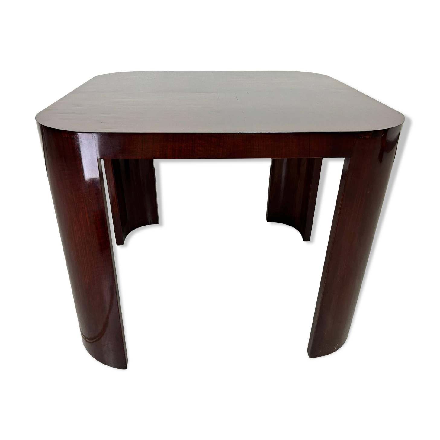 Art Deco coffee table in mahogany by Otto Prutscher