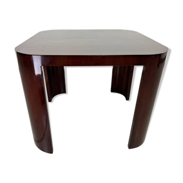 Table basse art déco en acajou par Otto Prutscher