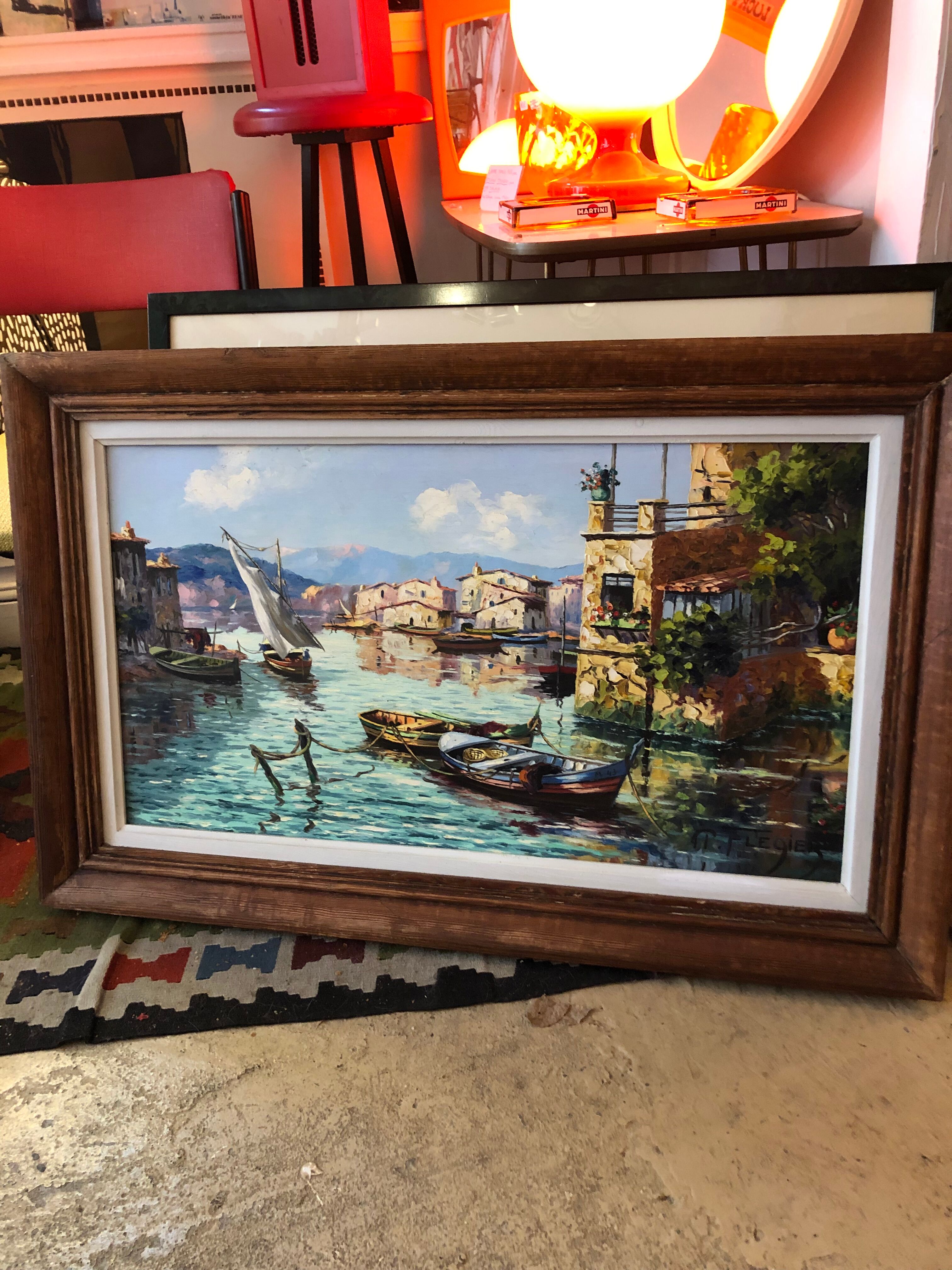 Painting by Max Flegier (XXth)