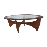 Teak oval coffee table Astro