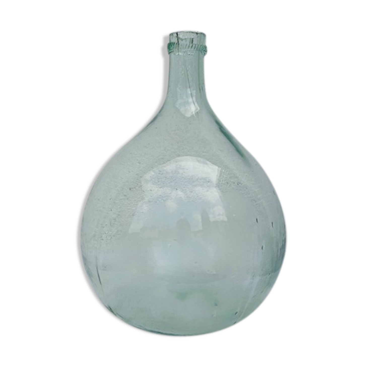 Transparent demijohn form water drop