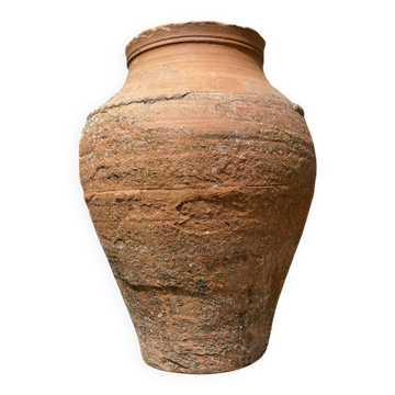 Jarre poterie en terre cuite ancienne