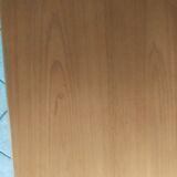 Solid walnut table circa 1980 with double patina