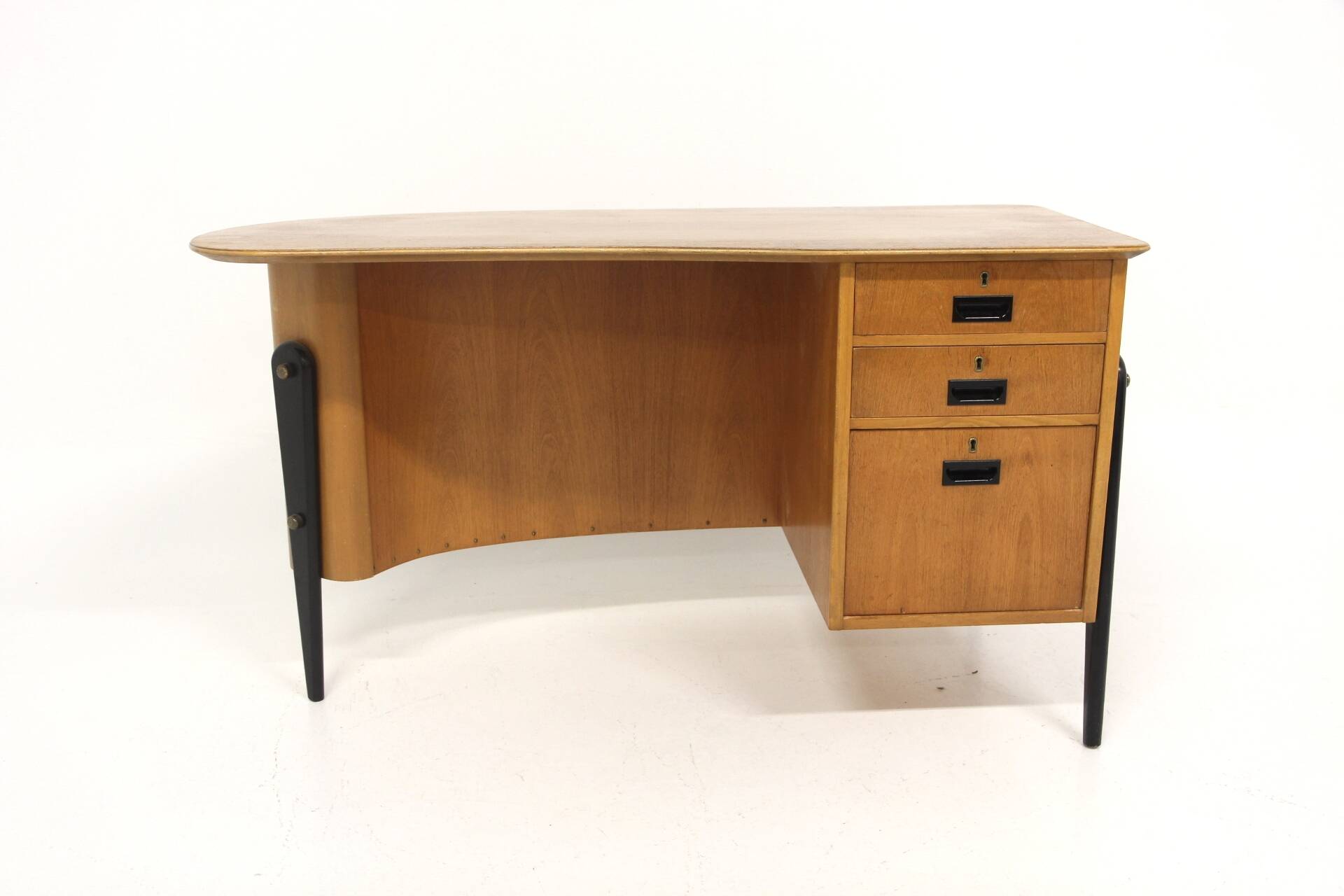 Scandinavian teak desk, Sweden, 1960